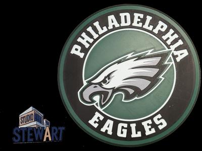 Philadelphia Eagles NFL LOGO - COASTER/OFFICE SIGN