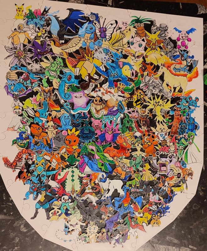 143-piece Pokemon puzzle