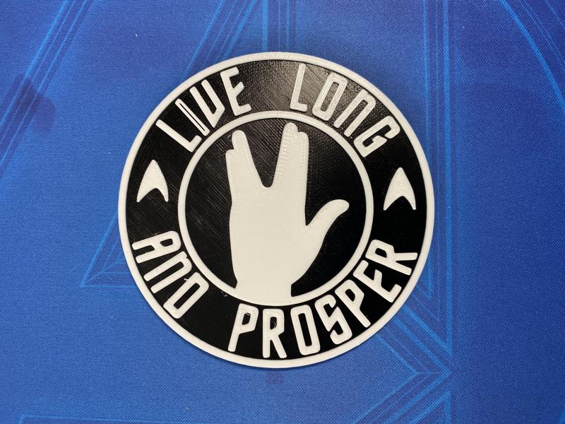 Star Trek Live Long and Prosper Coaster