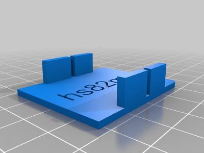 Hitec HS-82mg servo adapter for TBS Caipirinha II