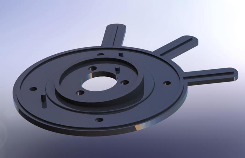 Husqvarna automower motor mounting plate