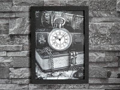 Hueforge Vintage Book&Clock 4 colors