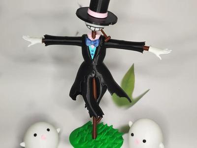 Howl's Moving Castle Scarecrow, Separately Assembled by Color, No Supports Needed