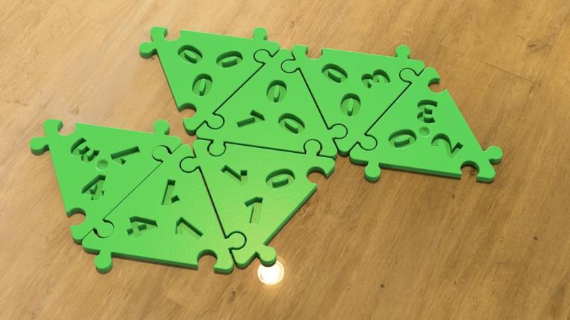 Triomino Extra Tiles for 6 Players