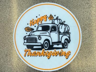 HAPPY THANKSGIVING COASTER