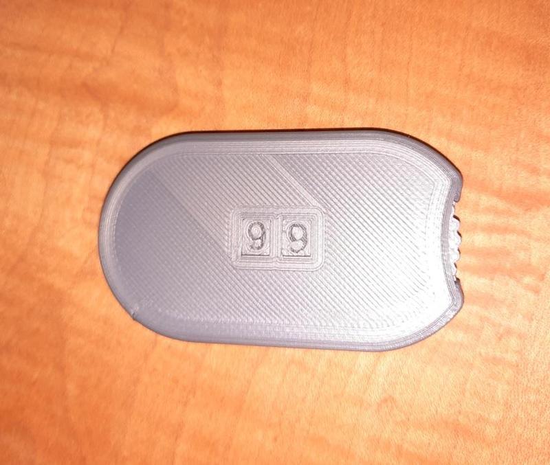 Single Thumbwheel Counter (00 to 99) using a Geneva Drive.