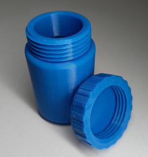 Mini Bottle with Screw-On Cap