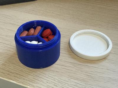 3-Compartment Travel/Camping Pill Case