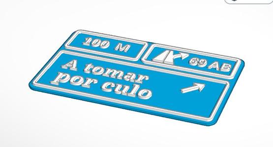 cartel autovia
