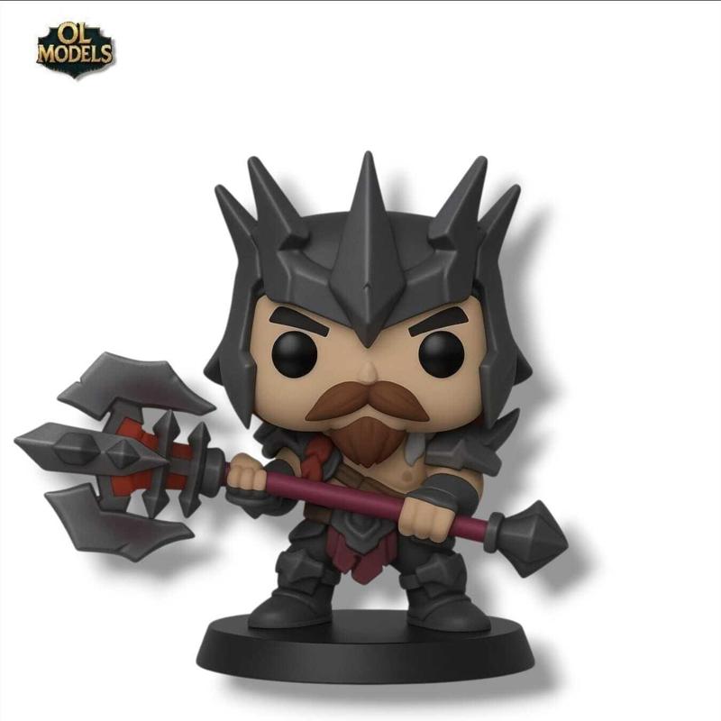 Sahn Uzal Mordekaiser Chibi Figure League of Legends 3D Model
