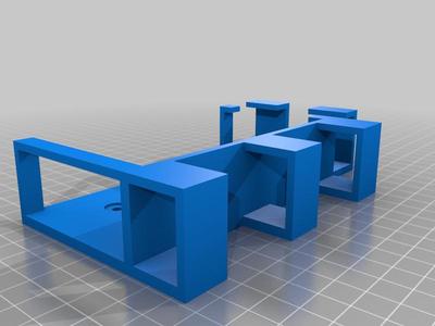Extension lead box with neat wire management