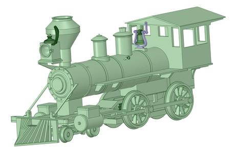 Pacific Coast Railway #3 4-4-0 in F scale