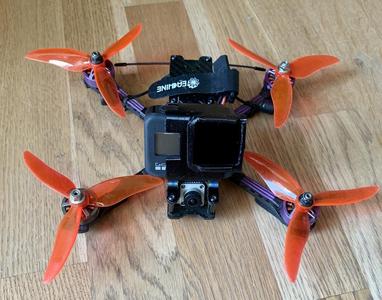GoPro 8 Mount with TBS ND-Filter Support for Wizard X220HV