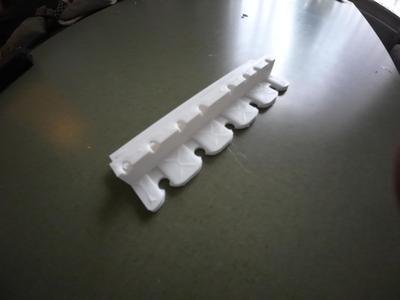 USB cable holder with room for eu plugs