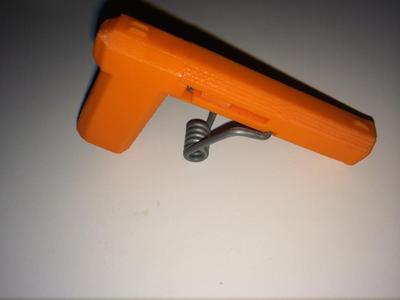 Toy clothespin-style matchstick flinger