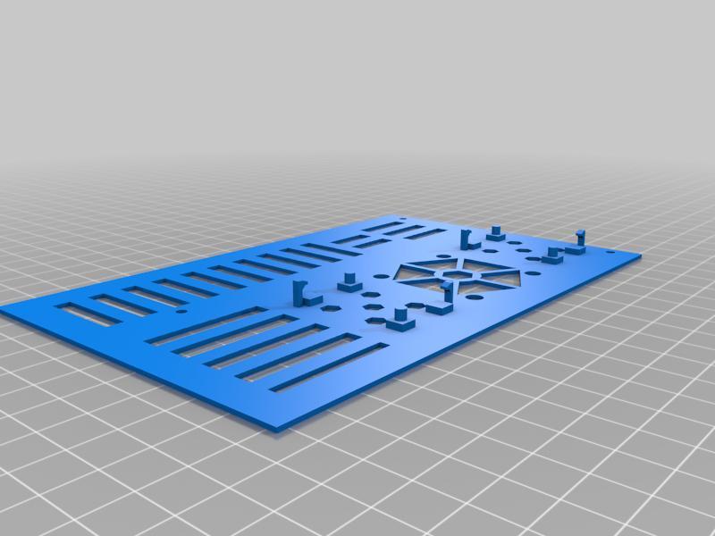 Creality Ender 3 V2 bottom mainboard noctua 40x10 + 2 lm2596