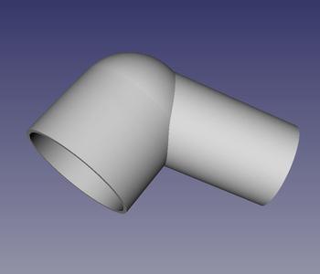 Table saw to vacuum cleaner adapter for bosch professional gts 635-216