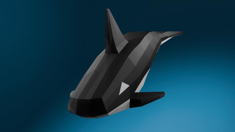 ORCA LOW POLY