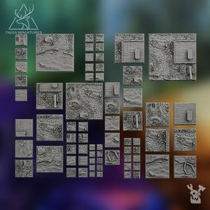 Pirate Island square bases set x276