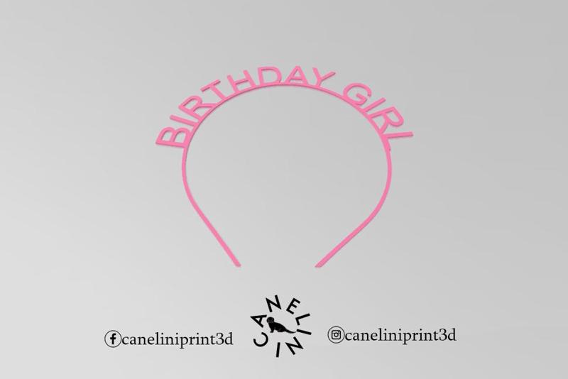Birthday girl" / "birthday girl" Headband