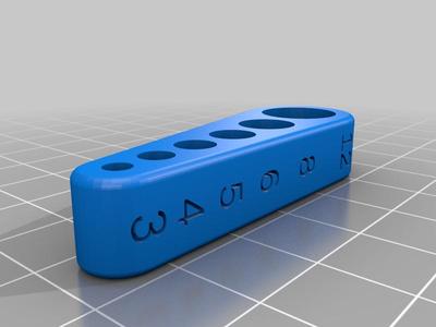 Configurable center drill organiser