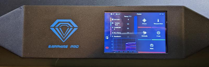 Twotrees Sapphire SP3 SP5 mount for PI 3.5" Touchscreen