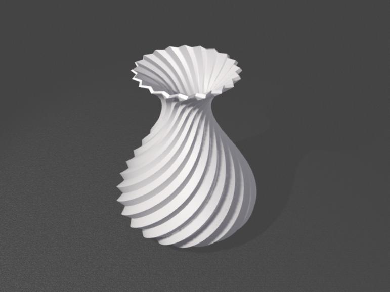 Stylish Spiral Vase