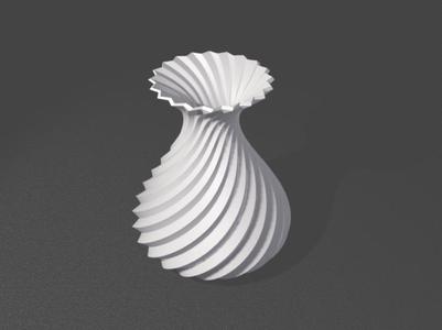 Stylish Spiral Vase