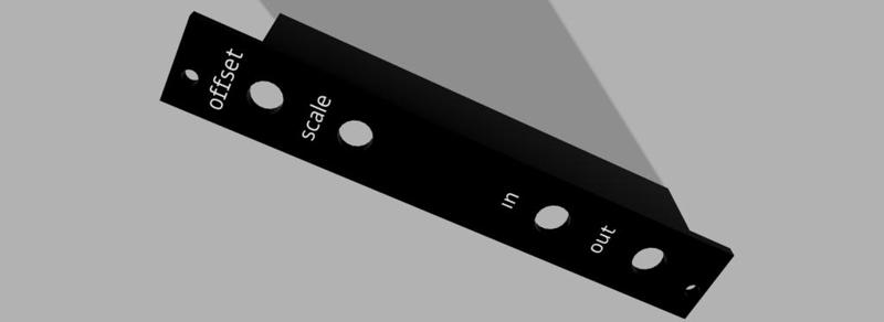 Eurorack bicolor offset scaler