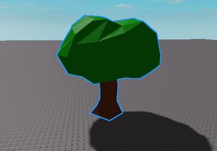 Low poly tree