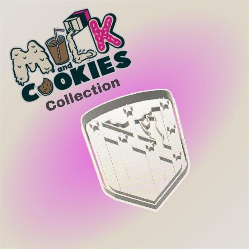 Atletico de Madrid Coat of Arms Cookie Cutter