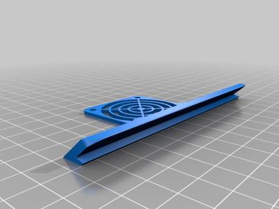 40mm fan grill with LED bar