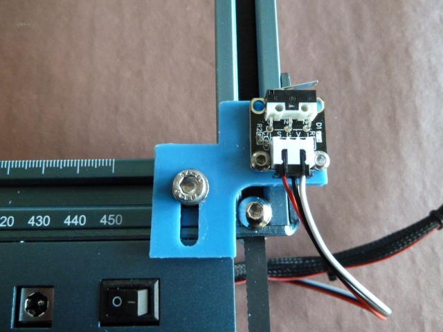Sculpfun S6/S9 end-stop brackets in OpenSCAD