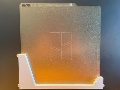 wall mounted 4 build plate holder for A1,P1,X1