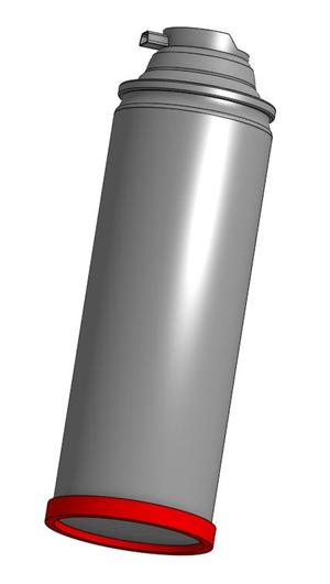 Shaving cream rust protector ring - Gillette
