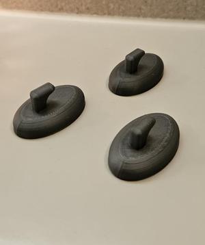Towel holder | Clothes hook | Single print