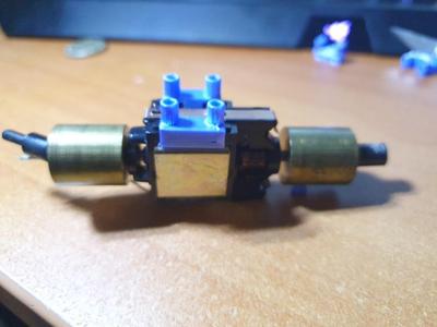 HO model train motor mounting pad