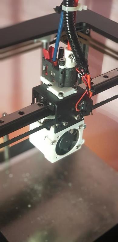 Sapphire Pro Copperhead & Nimble V2 mounts with 4010 and 5015 radial fan holder