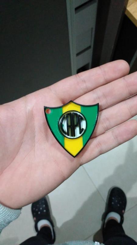 Engineer's Commercial Port Keychain White keychain