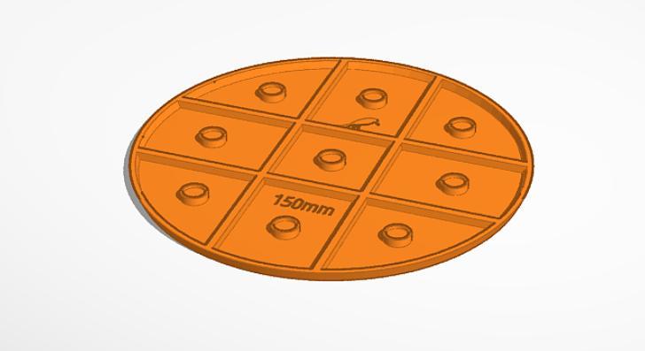 150mm round base (Magnetic)