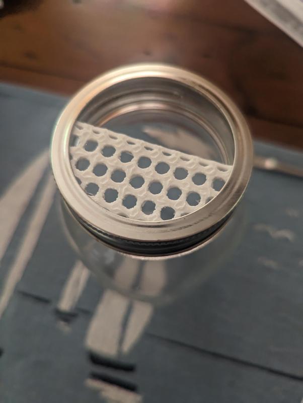 Mason Jar Strainer Lid