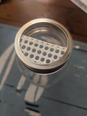 Mason Jar Strainer Lid