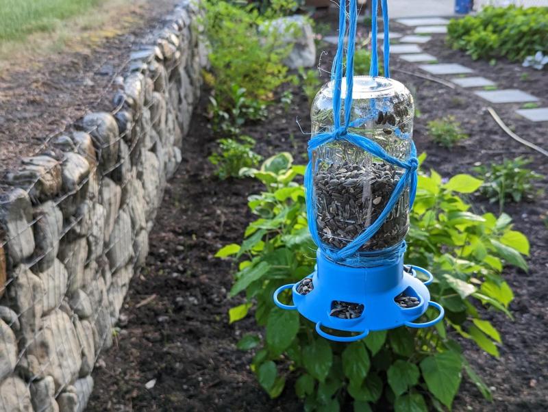 Mason Jar Bird Feeder Lid