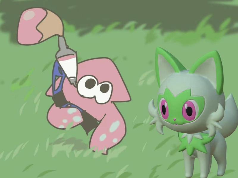 Pokemon Scarlet and Violet - Sprigatito