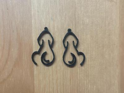 Dog Earrings