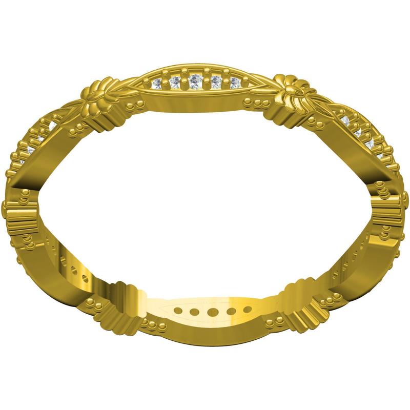 Vintage Style Wedding Band