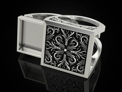 Paterns Secret Compartment ring