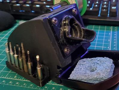 7mm Soldering Iron Tip Rack for 8 Hakko-style tips