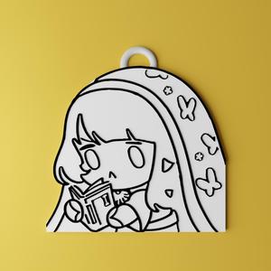 Key ring anime Genshin Impact - Raiden key ring