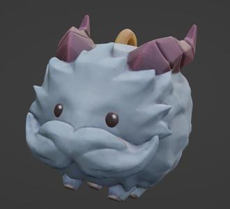 Valorant Poro Buddy Keychain